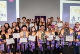 HPU Inducts 41 New Members into Delta Mu Delta Honor Society