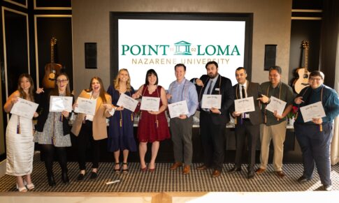 Point Loma Inducts New Members into Delta Mu Delta Honor Society